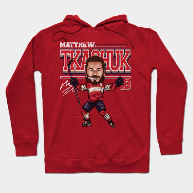 Matthew Tkachuk Florida Cartoon Hoodie by ClarityMacaws